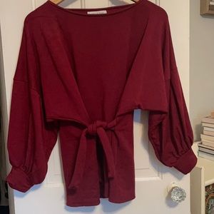 Amour Vert fleece sweater